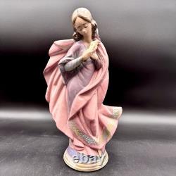 Lladro NAO 16 OUR LADY Woman with Wheat Statue Figurine Made in Spain VTG