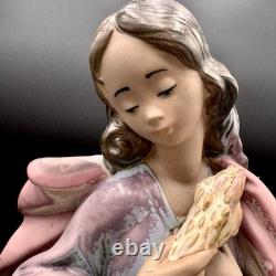 Lladro NAO 16 OUR LADY Woman with Wheat Statue Figurine Made in Spain VTG