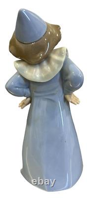 Lladro NAO Daisa 1987 Pierrot Clown Girl Figure 6 Spain Blue Outfit Excellent