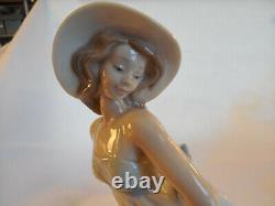 Lladro NAO Diasa porcelain girl in sundress figure 13 1992 Spain