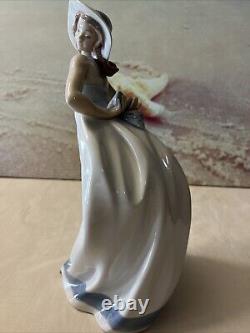 Lladro NAO Diasa porcelain girl in sundress figure 13 1992 Spain