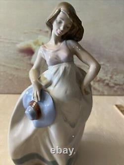 Lladro NAO Diasa porcelain girl in sundress figure 13 1992 Spain