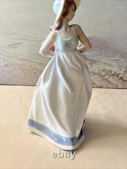 Lladro NAO Diasa porcelain girl in sundress figure 13 1992 Spain