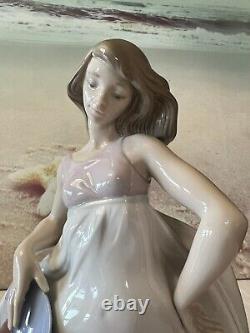 Lladro NAO Diasa porcelain girl in sundress figure 13 1992 Spain