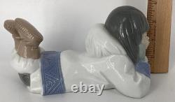 Lladro NAO Eskimo Girl Figurine #1298 Dreaming on the Ice Daisa 1997 Spain