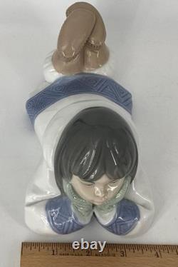 Lladro NAO Eskimo Girl Figurine #1298 Dreaming on the Ice Daisa 1997 Spain