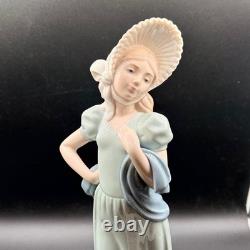 Lladro NAO Lady with a Hat Figurine LLADRO Doll Figurine