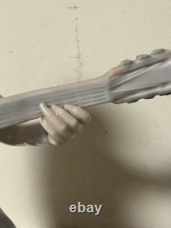 Lladro NAO Large & Rare GIRL PLAYING GUITAR 10 Tall Vintage Retired