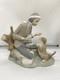 Lladro NAO Lesson For The Dog Figure #140, Spainish Porcelain Figurine