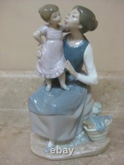 Lladro NAO Mother and Child Figurine