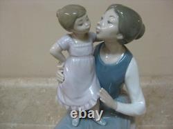 Lladro NAO Mother and Child Figurine