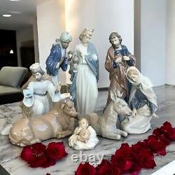 Lladro NAO Nativity Set 8 Pieces