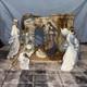 Lladro NAO Nativity Set Figurines & Manger three kings, baby Jesus, Mary Joseph