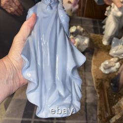 Lladro NAO Nativity Set Figurines & Manger three kings, baby Jesus, Mary Joseph