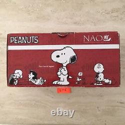 Lladro NAO Peanuts Snoopy Hugging Woodstock Porcelain Figure New With Box