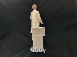 Lladro NAO Porcelain Lg. Female Doctor Retired Measuring Approx 13 High Lladro NAO Porcelain Lg. Female Doctor Retired Measuring Approx 13 High