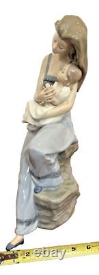 Lladro NAO Porcelain My Little Girl Mother & Child Large 15 Tall
