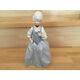 Lladro NAO Rococo Girl Flower Doll Figurine Object