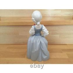 Lladro NAO Rococo Girl Flower Doll Figurine Object