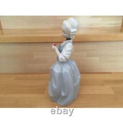 Lladro NAO Rococo Girl Flower Doll Figurine Object