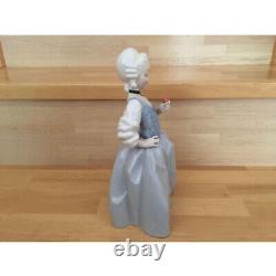 Lladro NAO Rococo Girl Flower Doll Figurine Object