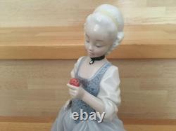 Lladro NAO Rococo Girl Flower Doll Figurine Object Good Condition From Japan