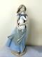 Lladro NAO Spain Figurine Girl with Bunny Rabbit