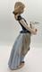 Lladro NAO Spain Figurine Girl with Bunny Rabbit 10