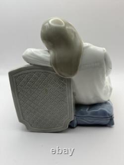 Lladro NAO large figure porcelain mother, child and teddy bearThe Cradle