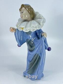 Lladro Nao 1988 Daisa Circus Dreamer Clown Pierrot Girl Porcelain Figurine 8.5