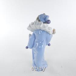 Lladro Nao 1988 Daisa Circus Dreamer Clown Pierrot Girl Porcelain Figurine Read