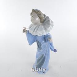 Lladro Nao 1988 Daisa Circus Dreamer Clown Pierrot Girl Porcelain Figurine Read