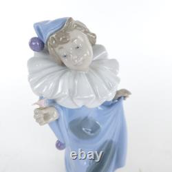 Lladro Nao 1988 Daisa Circus Dreamer Clown Pierrot Girl Porcelain Figurine Read