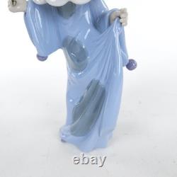 Lladro Nao 1988 Daisa Circus Dreamer Clown Pierrot Girl Porcelain Figurine Read