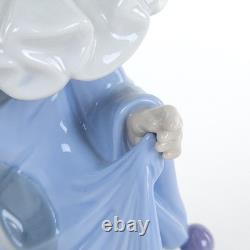 Lladro Nao 1988 Daisa Circus Dreamer Clown Pierrot Girl Porcelain Figurine Read