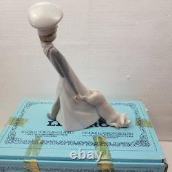 Lladro Nao #4608'Cook In Trouble' Figurine Matte Finish. Mint Condition