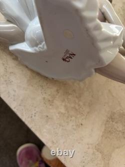 Lladro Nao Ballerina Figurines Set Of 3 White/Grey Glossy Mint Condition