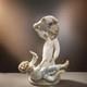 Lladro Nao Children Pillow Fighting Mint Condition No Box #281 1981