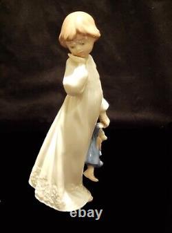 Lladro Nao Daisa My Rag Doll Girl with Clown Toy Porcelain Figurine #1108