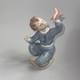 Lladro Nao Daisa Spain Sculpture Figurine 1133 Boy Airplane Plane Gift Porcelain