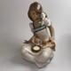 Lladro Nao Daisa Spain Sculpture Figurine Woman Cats Bowl Kittens Gift RARE