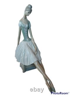 Lladro Nao Daisa Spain figurine statue sculpture 14X10 Ballerina tall dancer vtg