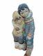 Lladro Nao Daisa Spain porcelain statue sculpture Arctic boy girl Eskimo Inuit