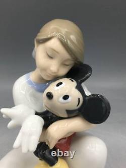 Lladro Nao Disney Mickey Mouse Girl Figurine Porcelain Statue 1641