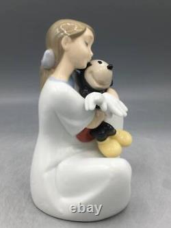 Lladro Nao Disney Mickey Mouse Girl Figurine Porcelain Statue 1641