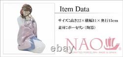 Lladro Nao Doll Figurine Porcelain Overflowing with Feelings NAO, a popular bran