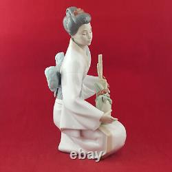 Lladro Nao Figure Japanese Geisha Lady 1276 L/N 3161
