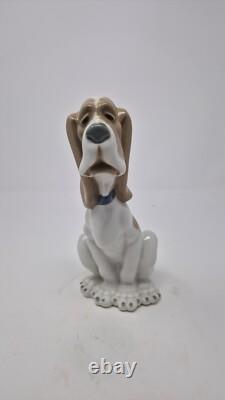 Lladro, Nao Figure Of Sad Hound Dog
