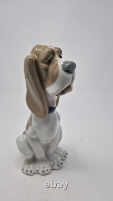 Lladro, Nao Figure Of Sad Hound Dog