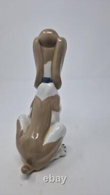 Lladro, Nao Figure Of Sad Hound Dog